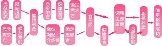 代孕流程详细介绍图