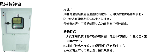 风淋传递窗